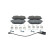 Brake pad set, disc brake BP2896 Bosch