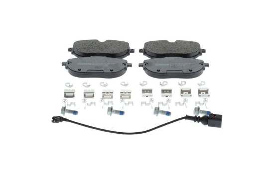 Brake pad set, disc brake BP2896 Bosch