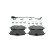 Brake pad set, disc brake BP2896 Bosch, Thumbnail 3
