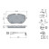 Brake pad set, disc brake BP2896 Bosch, Thumbnail 5