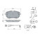 Brake pad set, disc brake BP2899 Bosch, Thumbnail 5