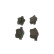Brake Pad Set, disc brake BP291 Bosch, Thumbnail 5