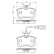 Brake Pad Set, disc brake BP293 Bosch, Thumbnail 6