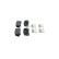 Brake pad set, disc brake BP2934 Bosch, Thumbnail 3