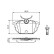 Brake Pad Set, disc brake BP296 Bosch, Thumbnail 7