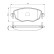 Brake Pad Set, disc brake BP297 Bosch, Thumbnail 6