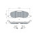 Brake pad set, disc brake BP2972 Bosch