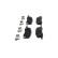 Brake pad set, disc brake BP2972 Bosch, Thumbnail 5