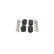 Brake pad set, disc brake BP2978 Bosch, Thumbnail 2