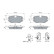 Brake pad set, disc brake BP2978 Bosch, Thumbnail 5