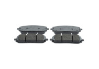 Brake pad set, disc brake BP2980 Bosch