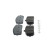 Brake pad set, disc brake BP2980 Bosch, Thumbnail 2