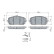 Brake pad set, disc brake BP2980 Bosch, Thumbnail 5