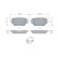 Brake pad set, disc brake BP2984 Bosch