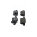 Brake pad set, disc brake BP2987 Bosch, Thumbnail 4