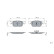 Brake pad set, disc brake BP2987 Bosch, Thumbnail 5