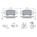 Brake pad set, disc brake BP2989 Bosch, Thumbnail 5