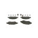 Brake Pad Set, disc brake BP299 Bosch, Thumbnail 3