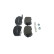 Brake pad set, disc brake BP3012 Bosch, Thumbnail 2