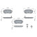Brake pad set, disc brake BP3012 Bosch, Thumbnail 5
