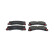 Brake pad set, disc brake BP3013 Bosch