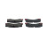 Brake pad set, disc brake BP3013 Bosch, Thumbnail 3