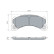 Brake pad set, disc brake BP3013 Bosch, Thumbnail 5