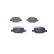 Brake Pad Set, disc brake BP302 Bosch