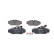 Brake Pad Set, disc brake BP304 Bosch, Thumbnail 5