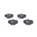 Brake Pad Set, disc brake BP310 Bosch, Thumbnail 6