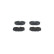 Brake Pad Set, disc brake BP311 Bosch, Thumbnail 4