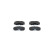 Brake Pad Set, disc brake BP311 Bosch, Thumbnail 6