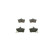 Brake Pad Set, disc brake BP315 Bosch, Thumbnail 2