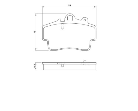 Brake Pad Set, disc brake BP317 Bosch, Image 8