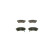 Brake Pad Set, disc brake BP321 Bosch, Thumbnail 4