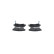 Brake Pad Set, disc brake BP321 Bosch, Thumbnail 6