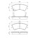 Brake Pad Set, disc brake BP321 Bosch, Thumbnail 8