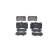 Brake Pad Set, disc brake BP323 Bosch