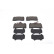 Brake Pad Set, disc brake BP323 Bosch, Thumbnail 5