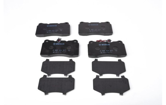 Brake Pad Set, disc brake BP323 Bosch, Image 2