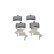 Brake Pad Set, disc brake BP326 Bosch