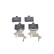 Brake Pad Set, disc brake BP326 Bosch, Thumbnail 2