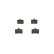 Brake Pad Set, disc brake BP326 Bosch, Thumbnail 6