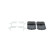 Brake Pad Set, disc brake BP326 Bosch, Thumbnail 6