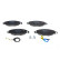 Brake Pad Set, disc brake BP327 Bosch, Thumbnail 6