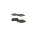 Brake Pad Set, disc brake BP327 Bosch, Thumbnail 6