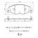 Brake Pad Set, disc brake BP327 Bosch, Thumbnail 8