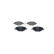 Brake Pad Set, disc brake BP328 Bosch, Thumbnail 5