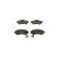 Brake Pad Set, disc brake BP329 Bosch, Thumbnail 4
