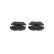Brake Pad Set, disc brake BP329 Bosch, Thumbnail 6